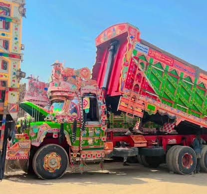 ZJ Transport dumper transport service in Sargodha Pakistan